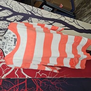 Jeanne Pierre Women's Large 3/4 Sleeve Tunic Sweater Front Bottom Pockets